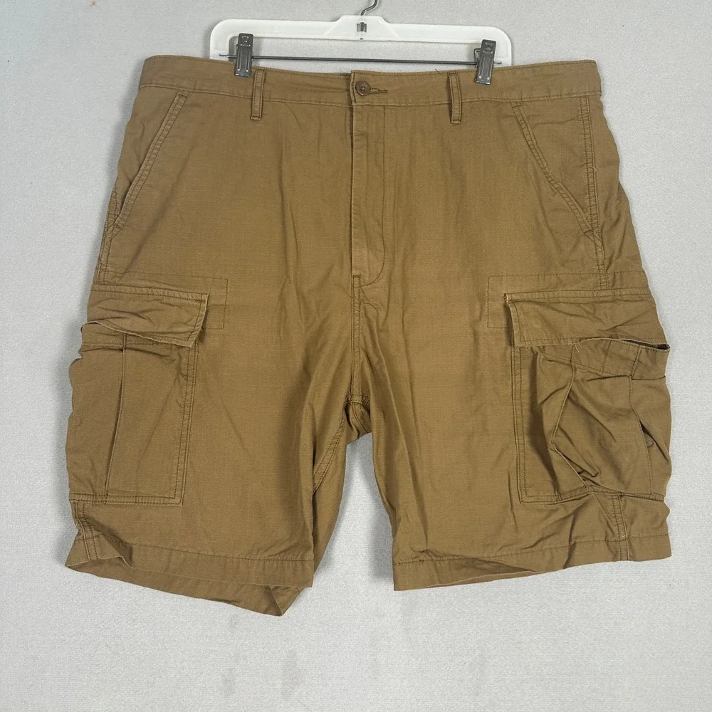 Levi's Cargo Shorts Mens 40 Ripstop Khaki Brown EUC
